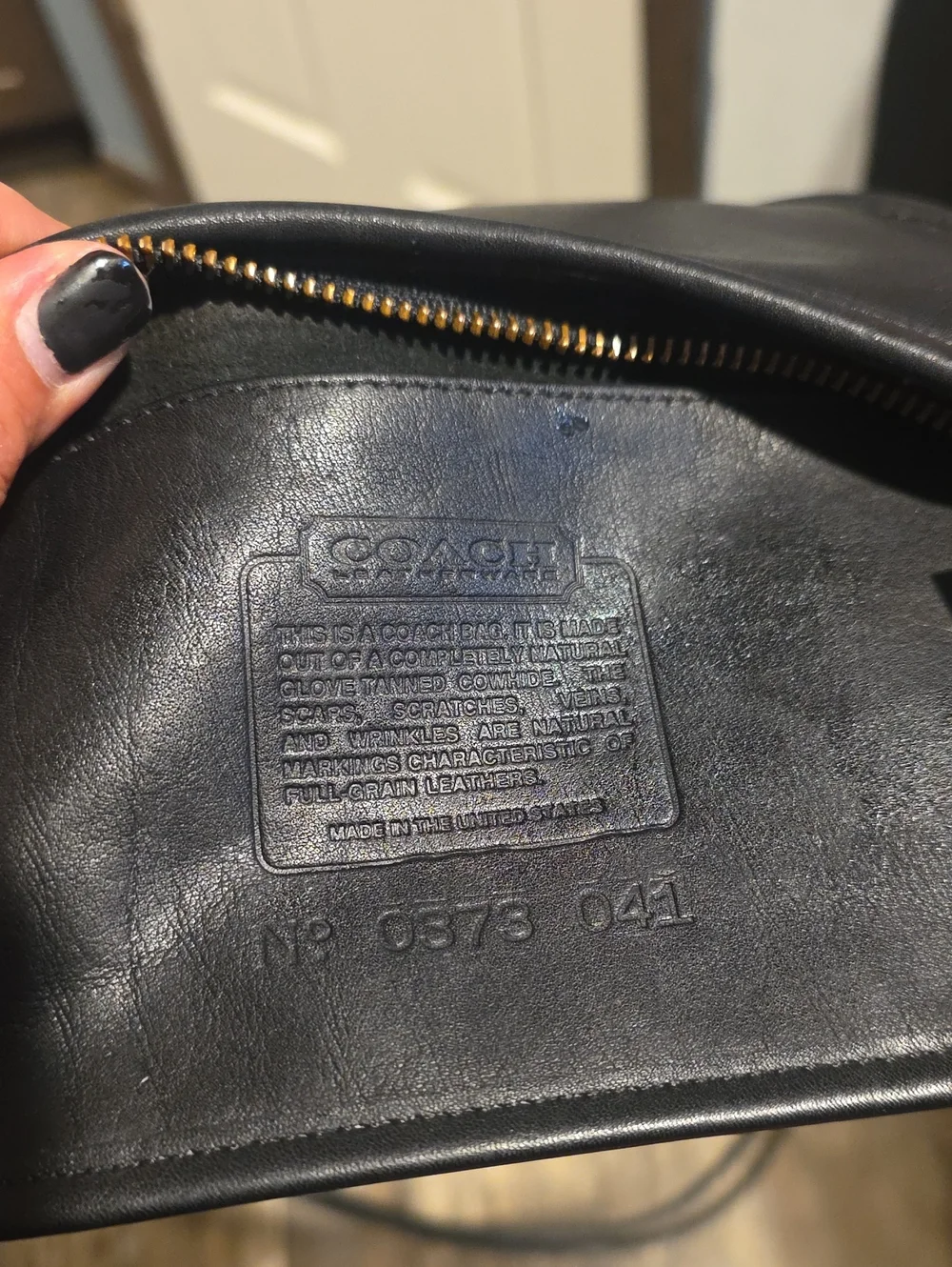 Coach vintage Swinger bag, classic half-moon shape and Double Strap - Picture 5 of 10